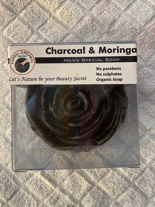 Charcoal & Moringa Soap ( For Men )